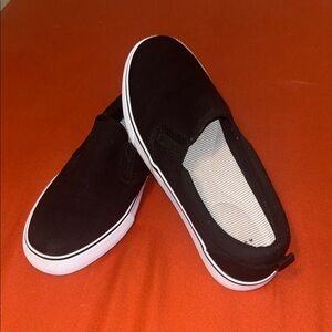 A New Day Black and White Slip-On Sneakers